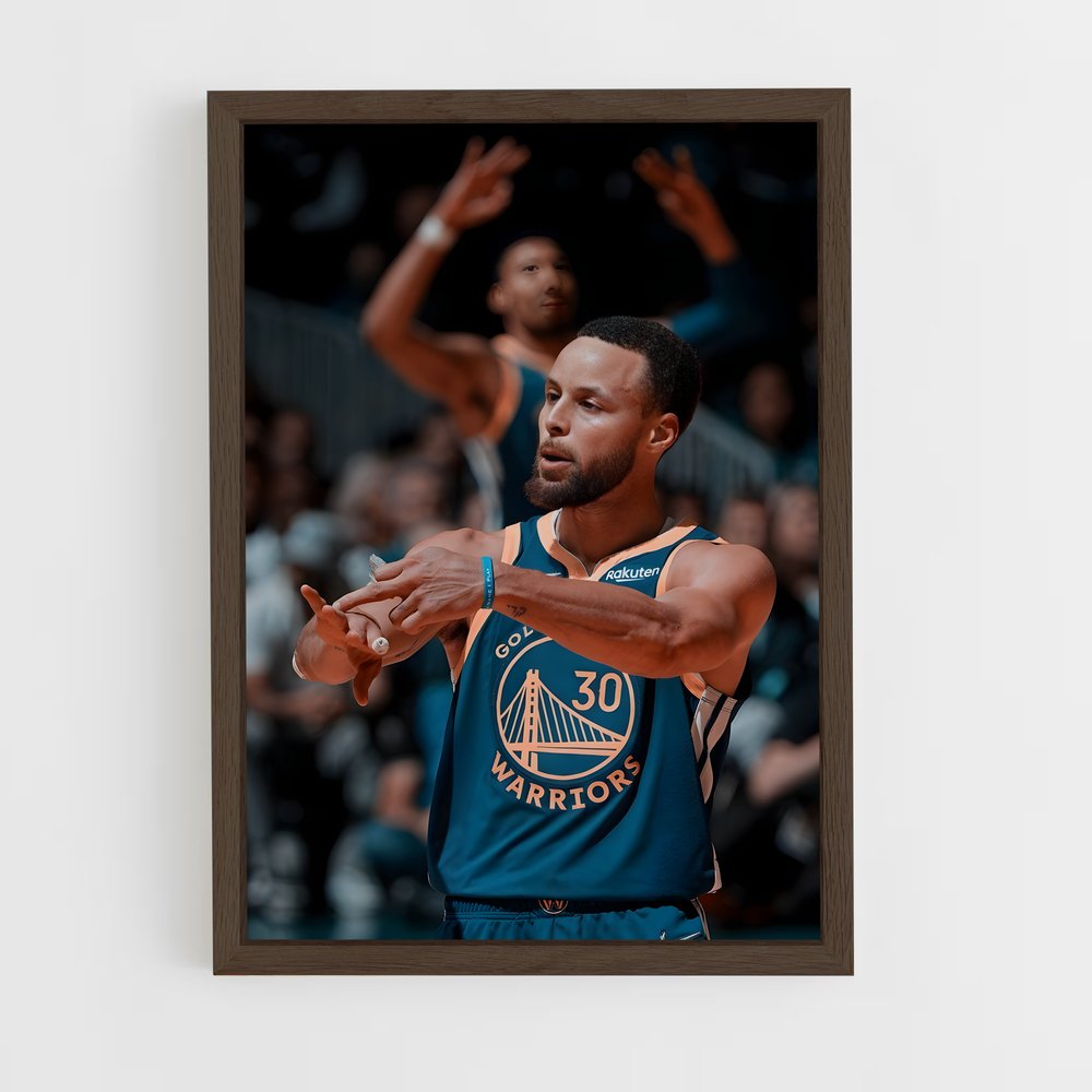 Poster Splash de Curry – affiche Basketball (vue 5)